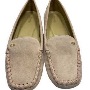 NEW MICHAEL KORS Eve Moccasins Pink Slip-On Loafers Women’s Size 9